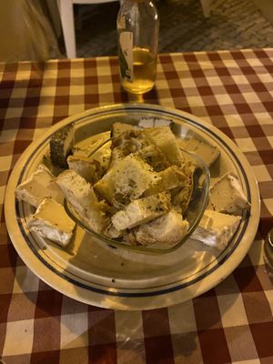 Cheese platter   at Al Sanpietrino Trattoria in Lisbon