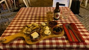 “Cheese we made” starter  at Al Sanpietrino Trattoria in Lisbon