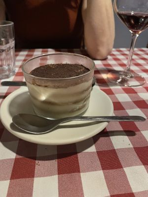 Tirimisu  at Al Sanpietrino Trattoria in Lisbon