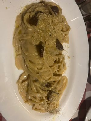 Carbonara at Al Sanpietrino Trattoria in Lisbon