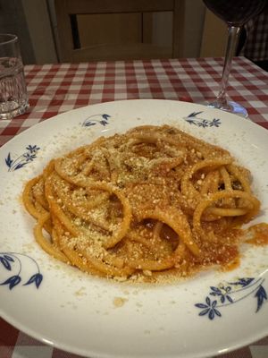 Amatricana   at Al Sanpietrino Trattoria in Lisbon