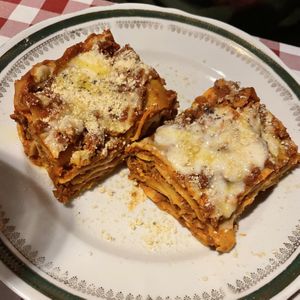 Lasagna alla bolognese  at Al Sanpietrino Trattoria in Lisbon