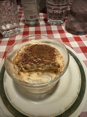 Tiramisu at Al Sanpietrino Trattoria in Lisbon