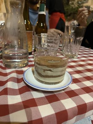 Tiramisu  at Al Sanpietrino Trattoria in Lisbon