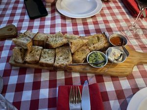 Bruschetta  at Al Sanpietrino Trattoria in Lisbon