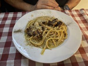 Pasta com cogumelos  at Al Sanpietrino Trattoria in Lisbon