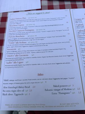 Menu additional pizza menu not shown   at Al Sanpietrino Trattoria in Lisbon