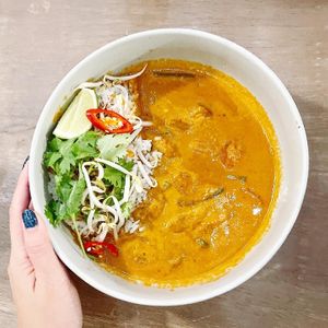 Thai red curry (vegan)  at Genius Central in Central Singapore
