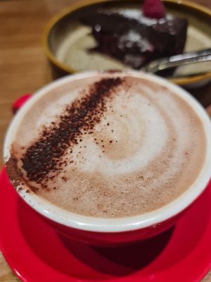 Mocha with Oat milk ~ 28/1/22 at Genius Central in Central Singapore