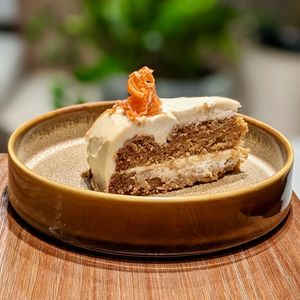 Vegan Carrot Cake at Genius Central in Central Singapore