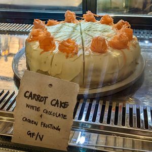 Vegan Carrot Cake at Genius Central in Central Singapore