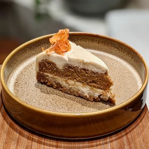 Vegan Carrot Cake at Genius Central in Central Singapore