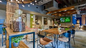 New sofas and seats, June 2023 at Genius Central in Central Singapore