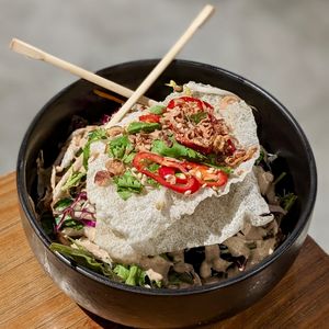 Vegan Flavours of Asia Bowl at Genius Central in Central Singapore