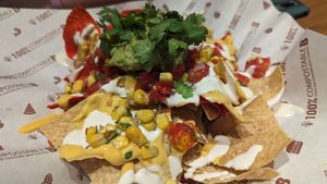 Nachos were served cold (we were expecting warm) -- would not get again at Genius Central in Central Singapore