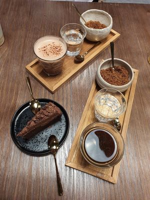 Vegan chocolate and Hot drinks at Genius Central in Central Singapore
