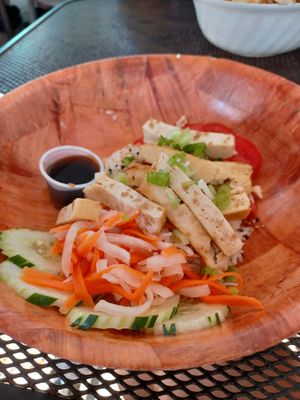 Rice Bowl with Tofu at Phoedin in Dunedin