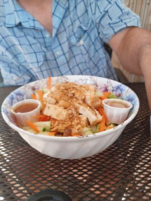 Bun with Lemongrass Chili Tofu at Phoedin in Dunedin