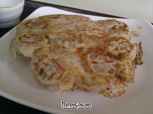 Pan fried dumplings at Loving Hut - Tainan in Tainan