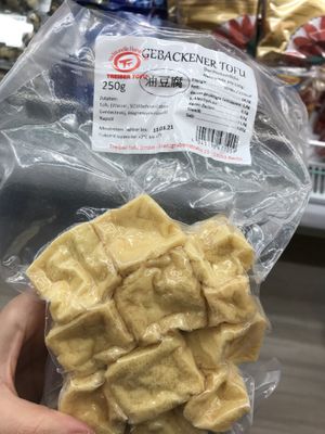 Baked Tofu at Go Asia Supermarkt in Dusseldorf