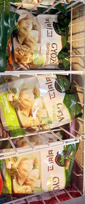 vegan gyoza at Go Asia Supermarkt in Dusseldorf
