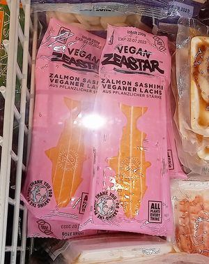 vegan zalmon at Go Asia Supermarkt in Dusseldorf