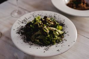 LA VERDE _ our green salad full of healthy seeds at Terra in Berlin