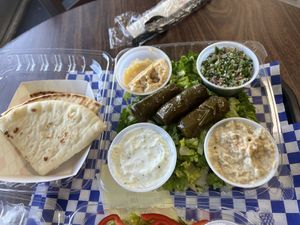 Ask without cheese and you’ll get a vegan plate  at Pita Shack in Pflugerville