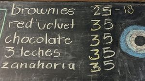 Menu 4 of 5, May 2023 at Chocafe in Morelia