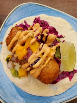 No fish taco at Vegan Street in Calgary