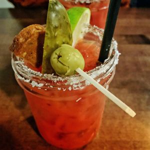 Possibly the best vegan Cesar I have had. at Vegan Street in Calgary