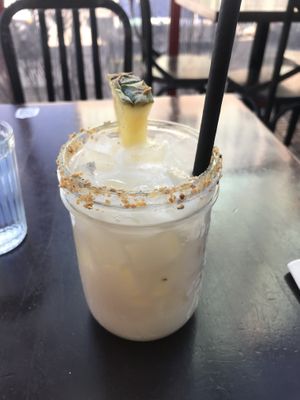 Pina colada  at Vegan Street in Calgary