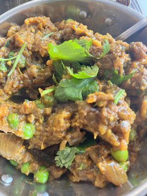 Baingan bharta  at Angel Indian Restaurant in Jackson Heights