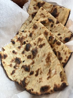 Tandoori roti  at Angel Indian Restaurant in Jackson Heights