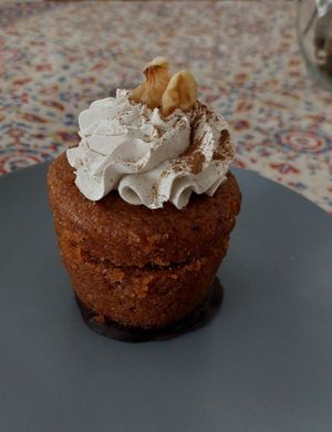 Vegan Carrot Cake Muffin (take-away) at Chök in Madrid