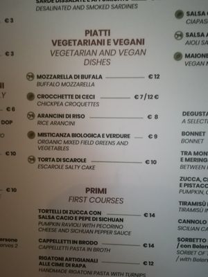 Menù 1 at Un Posto a Milano in Milan