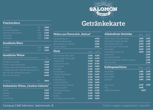 Drinks at Campus Café in Leipzig