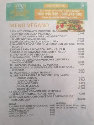  at Taj Palace in Malaga