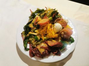 Salat vom Buffet at Hotel Nassereinerhof - Christian Cordin in St Anton Am Arlberg