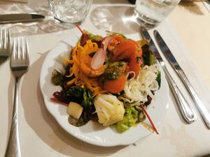 Salat vom Buffet at Hotel Nassereinerhof - Christian Cordin in St Anton Am Arlberg