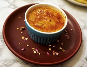 Creme brulée at Urban Greener in Paris