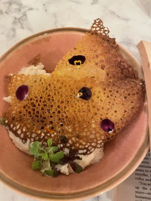 Cauliflower mousse.  at Urban Greener in Paris