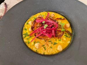 Pumpkin risotto  at Urban Greener in Paris