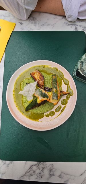 Zucchini tempura at Urban Greener in Paris