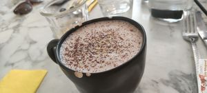 Vegan latte chocolate at Urban Greener in Paris