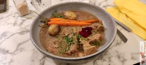 Simmered like a bourguignon (jackfruit) at Urban Greener in Paris