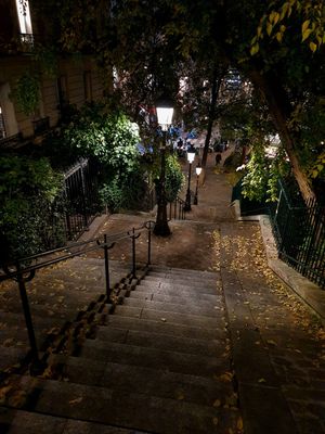 The stairs to the Sacre Coeur Church at Urban Greener in Paris