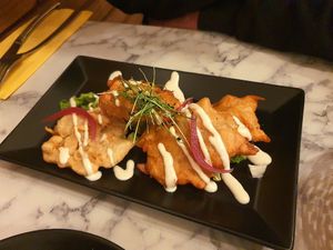 Beignets betterave at Urban Greener in Paris