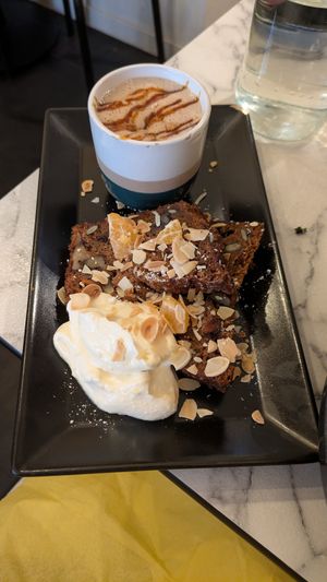 Tasty carrot cake, texture was really nice at Urban Greener in Paris