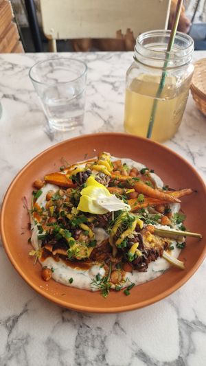 Tempeh-kumquat at Urban Greener in Paris